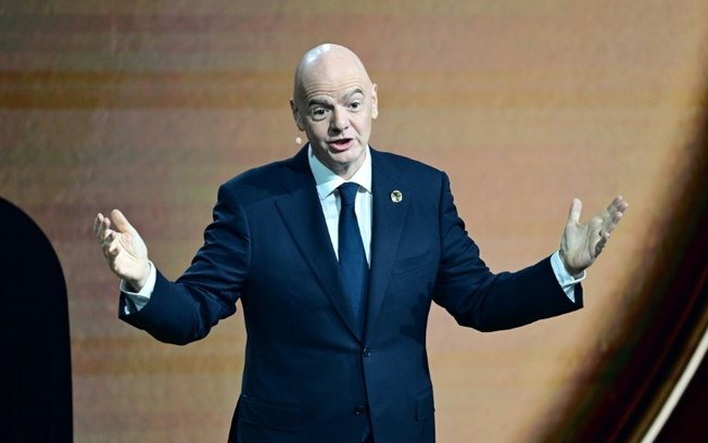 O presidente da Fifa, Gianni Infantino