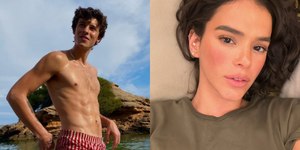 Shawn Mendes e Marquezine curtem festa com Dua Lipa