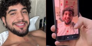 Nattan leva celular de fã por engano e devolve com selfies