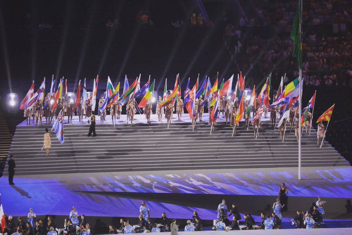 Cerimônia de abertura dos Jogos Paralímpicos. Foto: Reprodução/Twitter