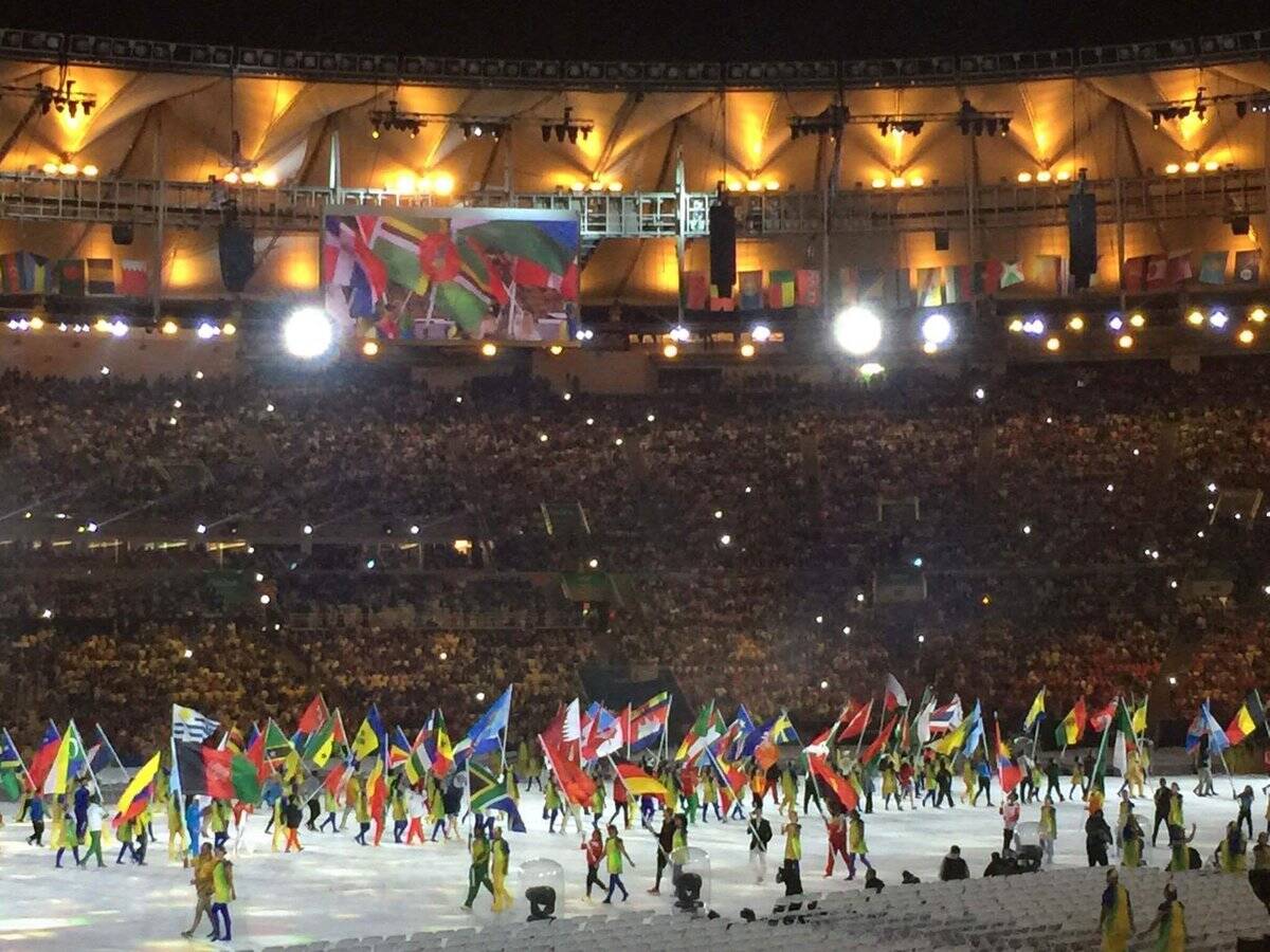 Cerimônia de encerramento do Rio 2016. Foto: Reprodução/Twitter