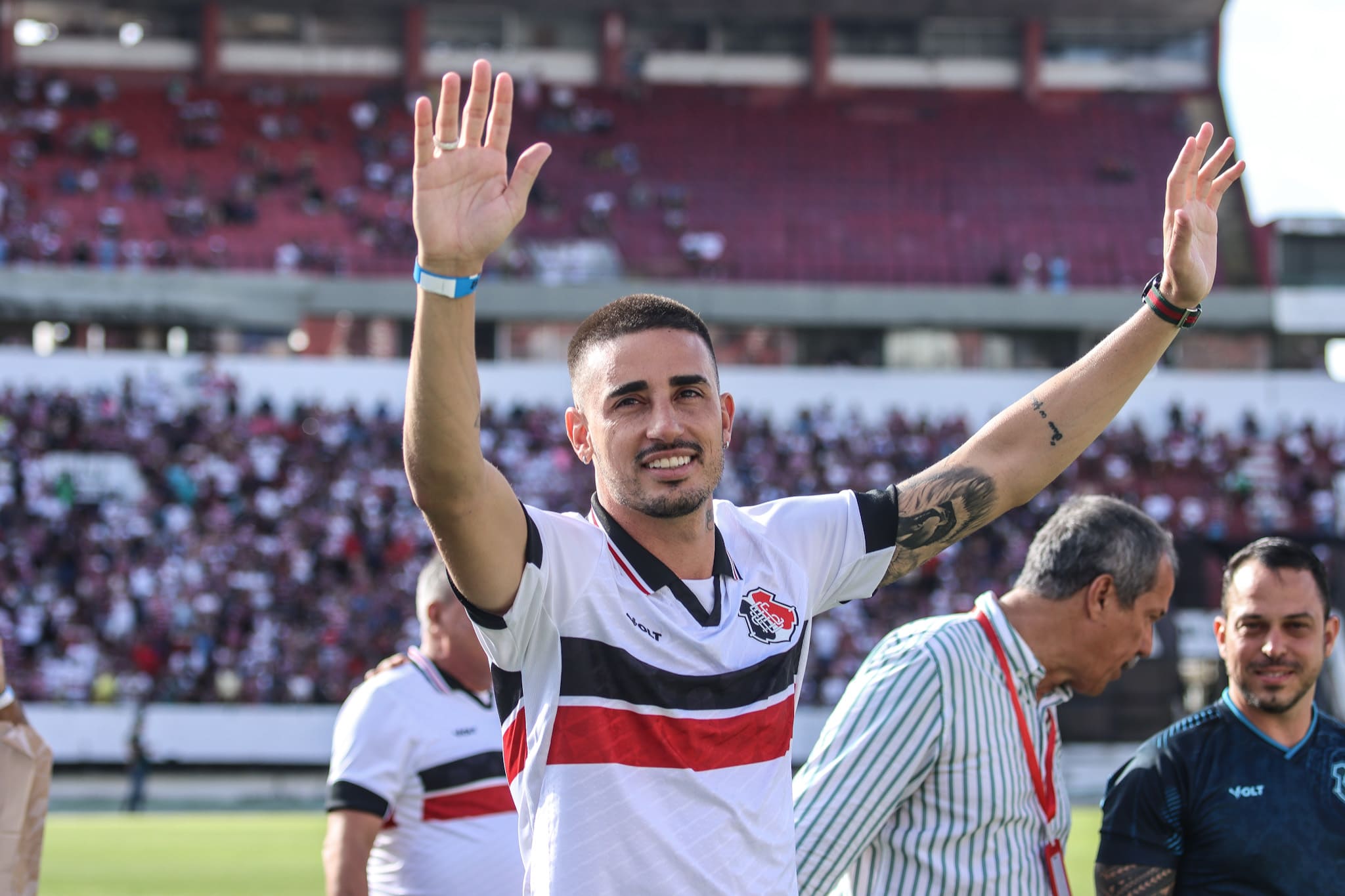 Thiago Galhardo. Foto: Evelyn Victoria/ Santa Cruz FC
