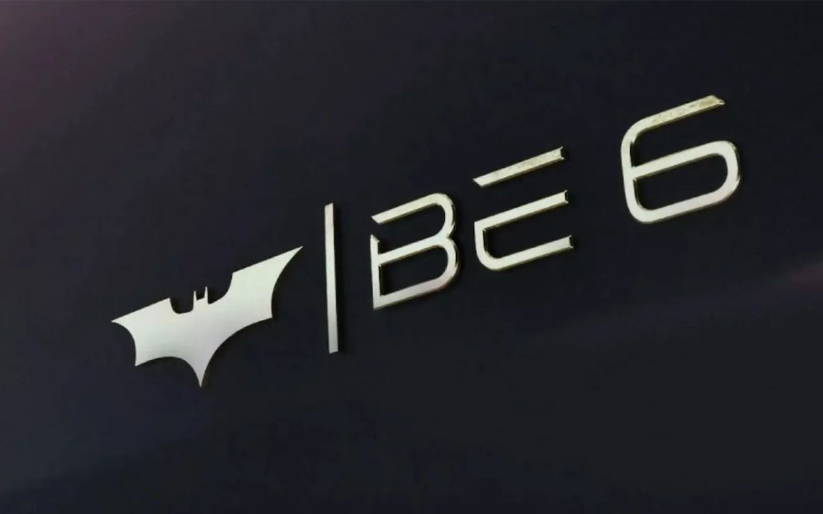 Logotipo do Mahindra BE 6 Batman Edition. Foto: Divulgação/Mahindra 