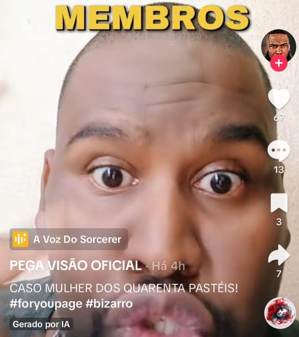 Perfil que publicou vídeo. Foto: Reprodução/TikTok 