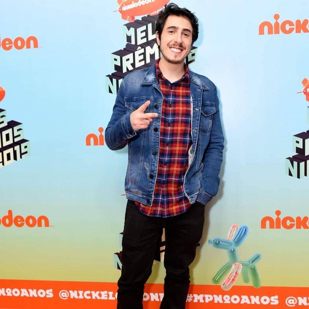 Felipe Castanhari no Orange Carpet do Meus Prêmios Nick. Foto: Reprodução/Instagram