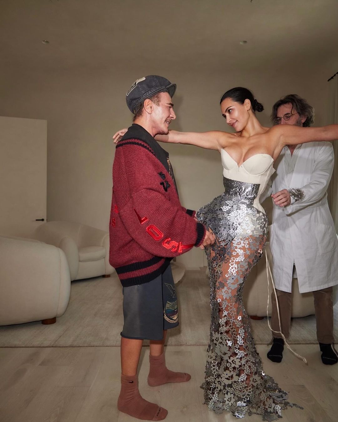 Kim Kardashian no Met Gala Reprodução