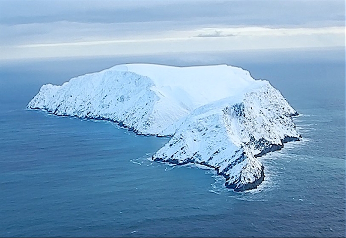 Um dos exemplos mais notáveis é a misteriosa Ilha Jeannette do Ártico, localizada no arquipélago das Ilhas De Long, no leste da Sibéria. Reprodução: Flipar