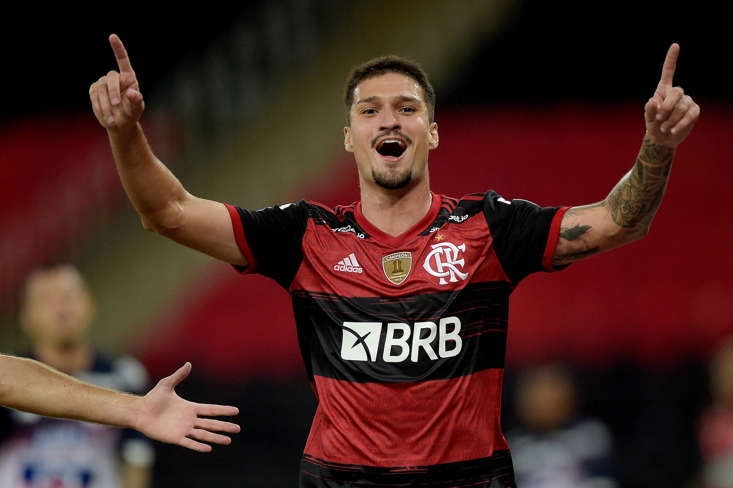 Flamengo x Junior. Foto: Reprodução/Twitter Conmebol