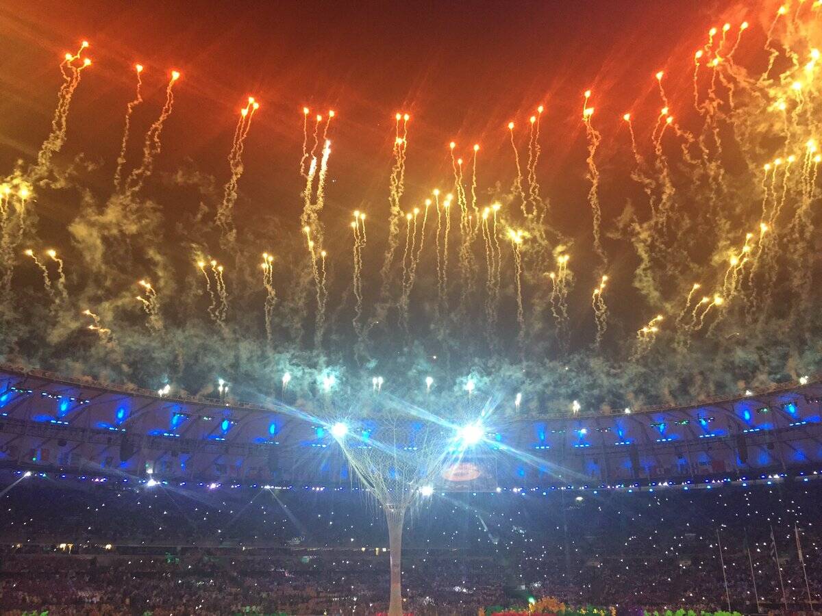 Cerimônia de encerramento do Rio 2016. Foto: Reprodução/Twitter