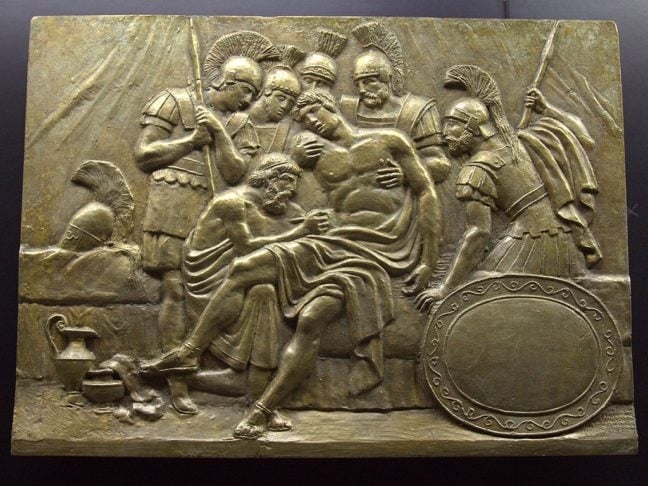 Em seu retorno à Babilônia, em 323 a.C., Alexandre planejava novas campanhas, incluindo uma expedição à Arábia. No entanto, aos 32 anos, ele adoeceu e morreu sob circunstâncias misteriosas. Reprodução: Flipar