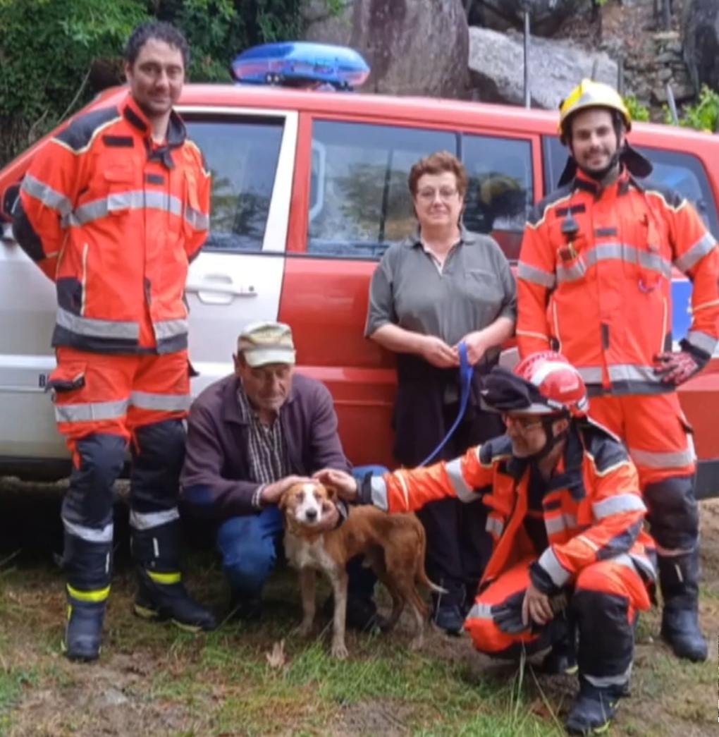 Equipe que ajudou no resgate de Toby. Foto: Reprodução/Telecinco