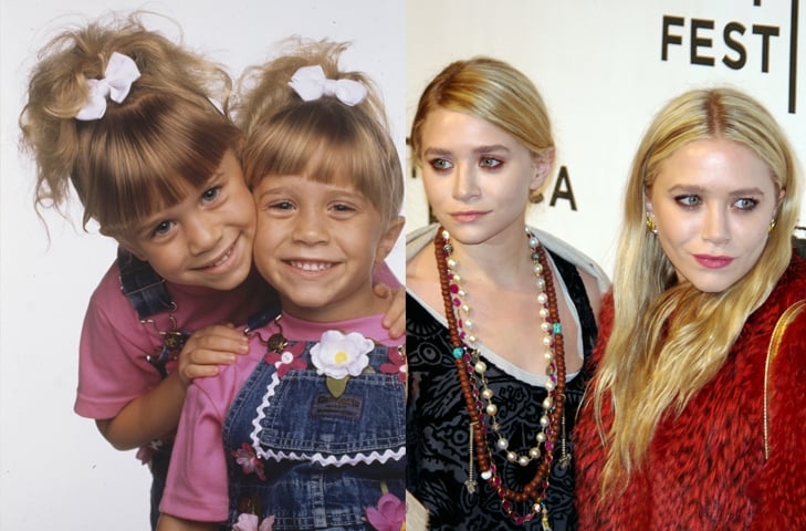 Mary-Kate e Ashley Olsen- As irmãs são conhecidas desde os 9 meses de idade.  Elas participaram de Três é Demais, sucesso das décadas de 80 e 90. As duas se revezavam na pele da personagem Michelle, segredo que foi mantido por muitos anos pela produção da série.  Reprodução: Flipar