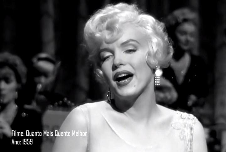 Uma das maiores estrelas do cinema em todos os tempos, Marilyn Monroe foi aluna por anos de Lee Strasberg. 
 Reprodução: Flipar