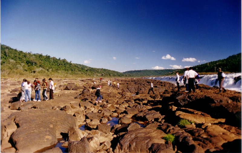 Margem do Salto Yucumã no Parque Estadual do Turvo - Derrubadas (RS). Foto: Divulgação - SEMA - RS