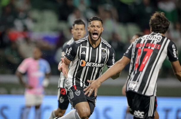 Mesmo com Hulk como referência, o Atlético-MG é apenas o 16º na lista: 72 gols em 56 jogos, média de 1,28 por partida. Foto: Pedro Souza / Atlético