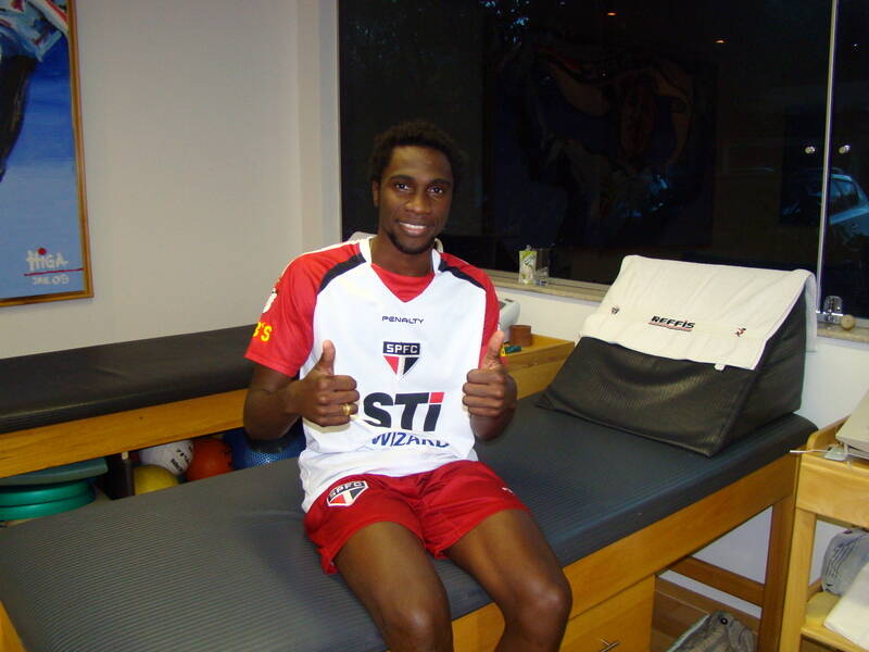 Negueba está em fase final de recuperação. Foto: Site oficial
