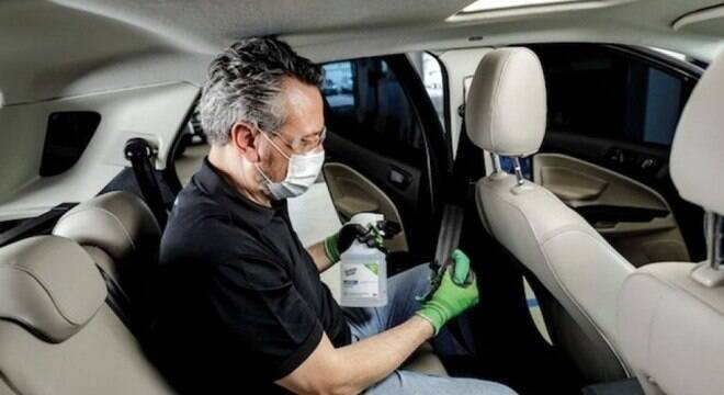 Higienização da Hyundai. Foto: Divulgação