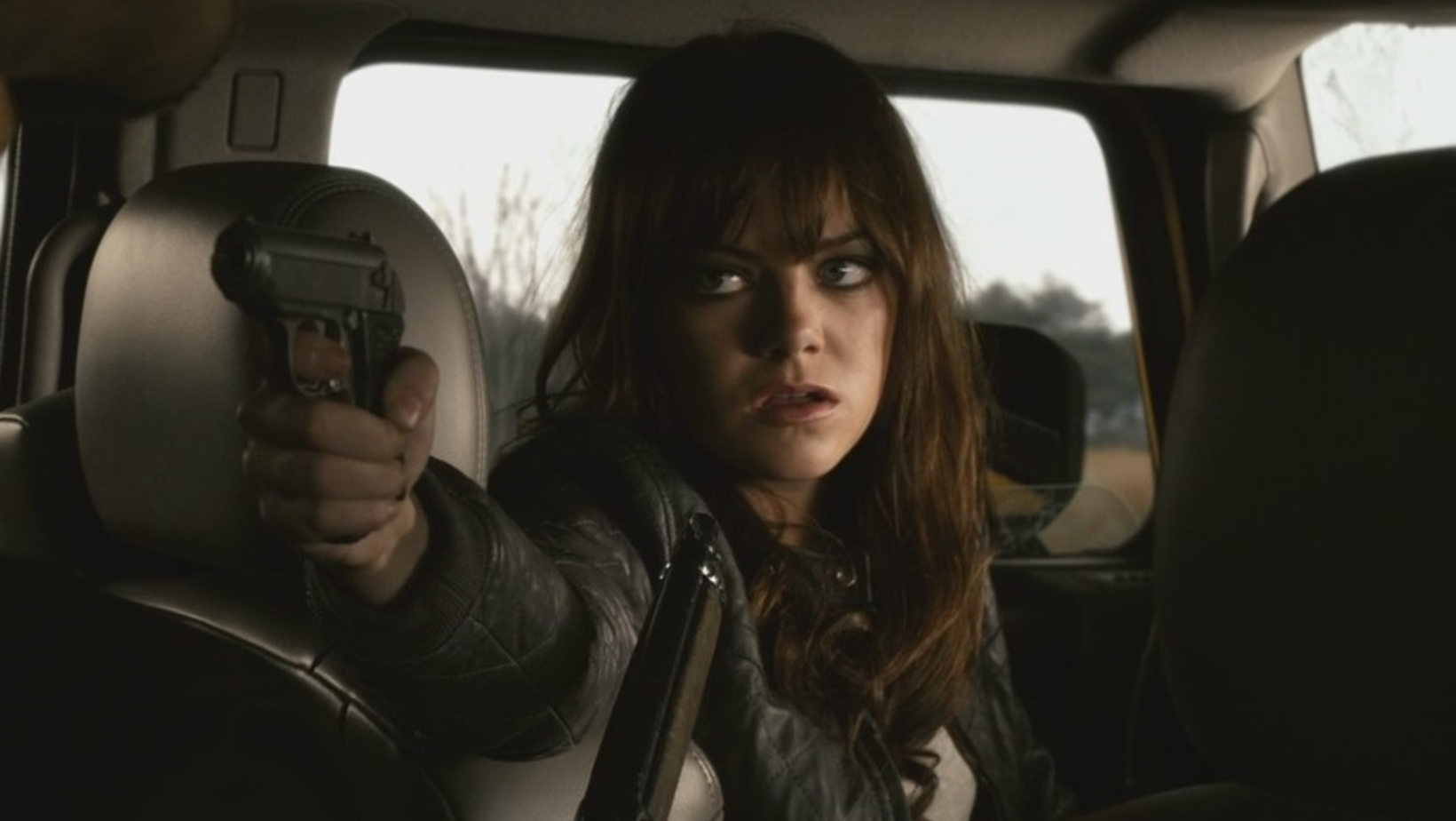 Emma Stone em "Zumbilândia". Foto: Reprodução YouTube