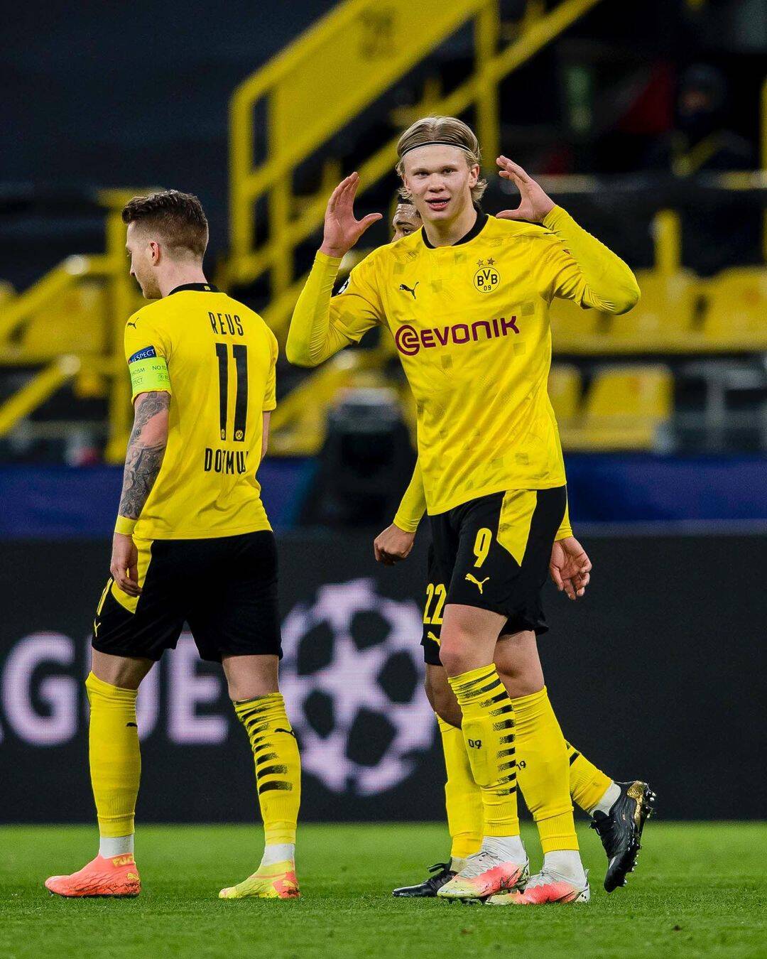 Borussia Dortmund x Sevilla. Foto: Reprodução / Instagram