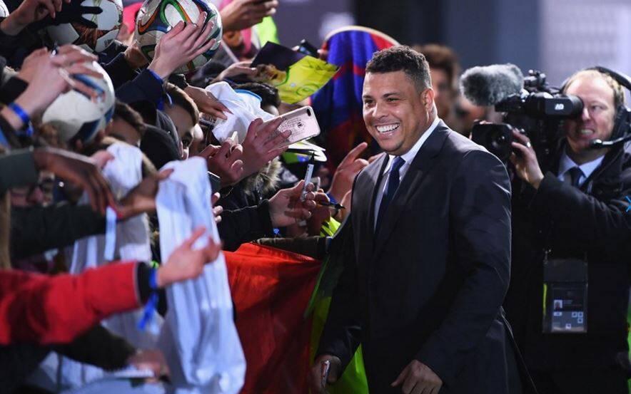 Ronaldo também foi um dos convidados da Fifa. Foto: Divulgação
