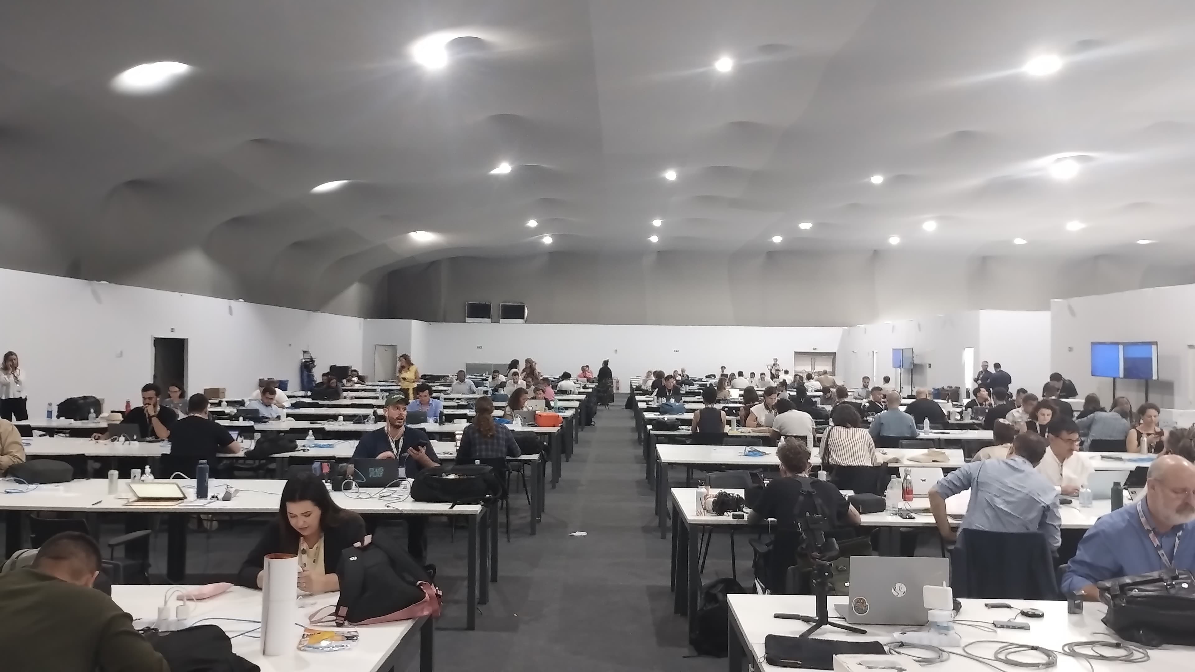 Sala de imprensa da COP30. Foto: Michelle Valente/enviada especial do Portal iG