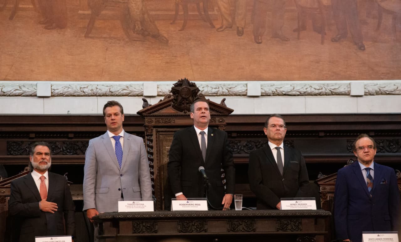 Jornal O Dia recebe Título Benemérito do Estado do Rio de Janeiro. Foto: Érica Martin / Agência O Dia