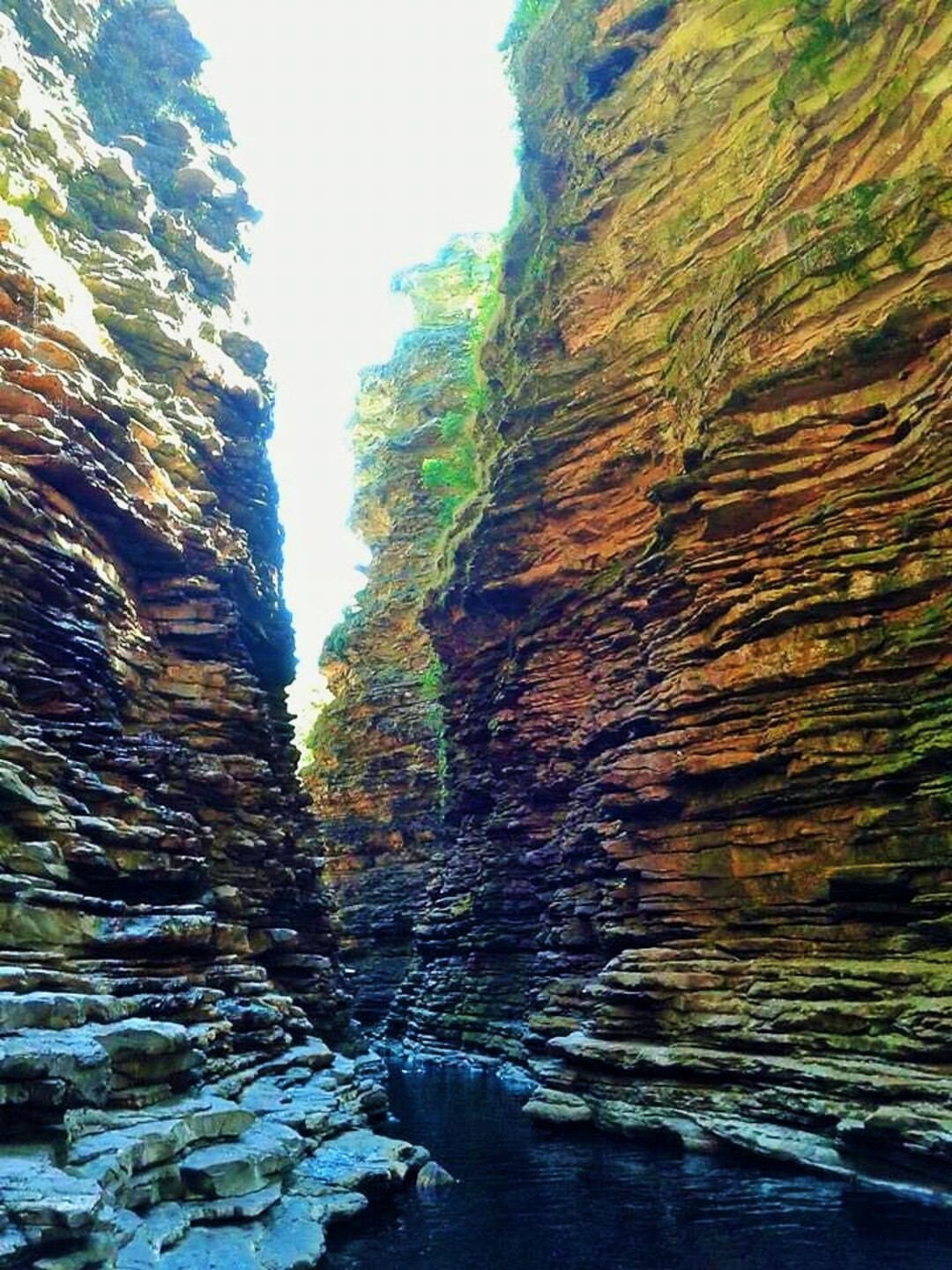 Cânion do Rio Espalhado, Bahia: Localizado no município de Ibicoara, na Chapada Diamantina, Bahia, o Cânion do Rio Espalhado é um verdadeiro paraíso natural que atrai aventureiros e amantes da natureza de todo o mundo. Reprodução: Flipar