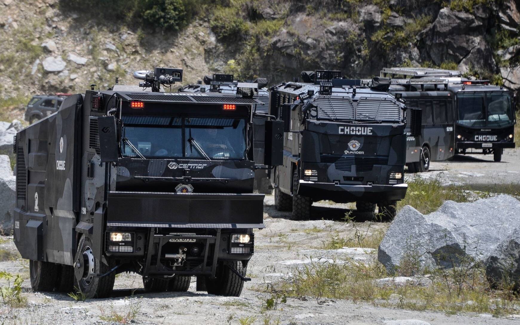 Segundo Batalhão de Choque - Polícia Militar do Estado de São Paulo. Foto: Major PM Luis Augusto Pacheco Ambar
