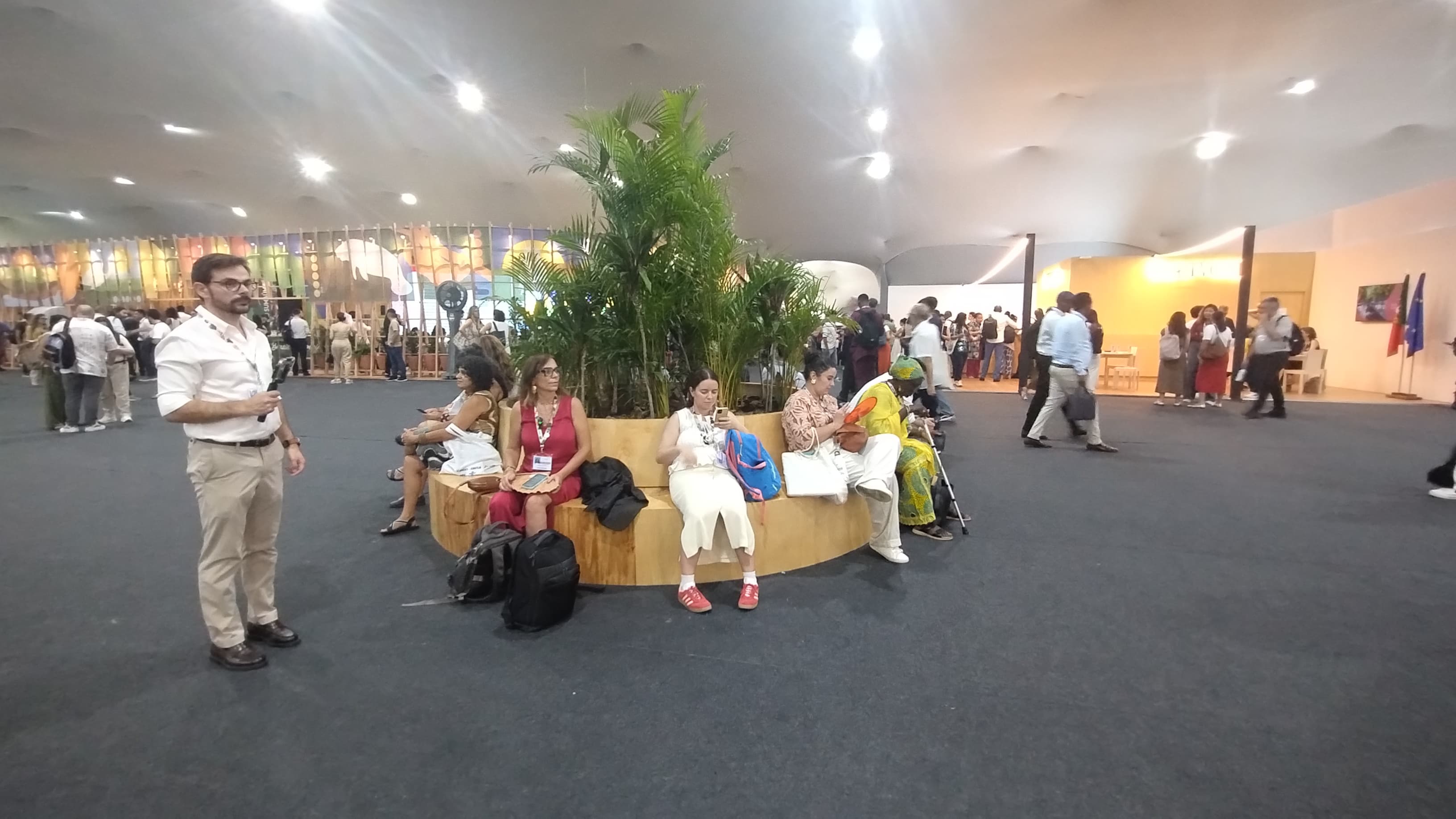 Corredores do evento. Foto: Michelle Valente / enviada especial do Portal iG