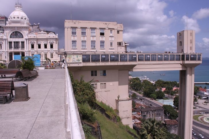 Em 7 de dezembro de 2006, o Elevador Lacerda foi tombado pelo Instituto do Patrimônio Histórico e Artístico Nacional. Reprodução: Flipar