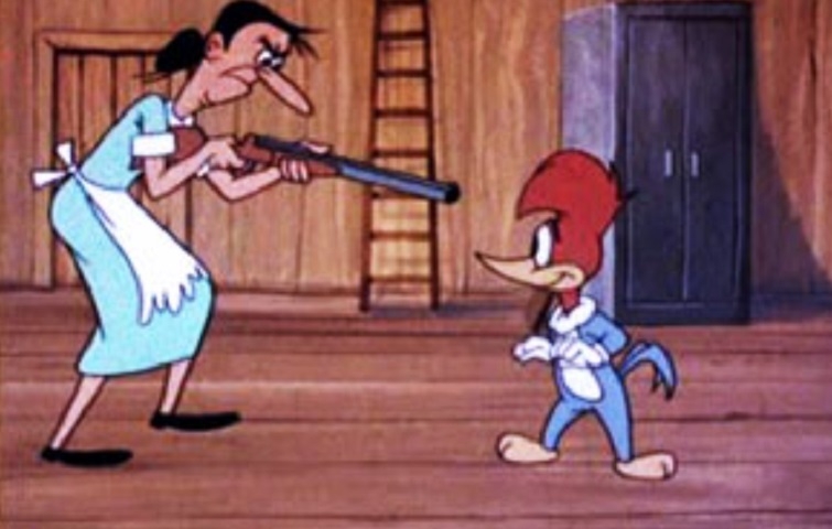 Meany Ranheta - Desenho animado: Pica-Pau - Mais um vilão marcante do desenho Pica-Pau é Meany Ranheta, personagem criada em 1963 e que tinha como características suas diversas funções e seu grande nariz. Reprodução: Flipar