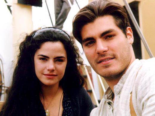 Ana Paula Arosio e Thiago Lacerda em 'Terra Nostra', em 1999 TV Globo