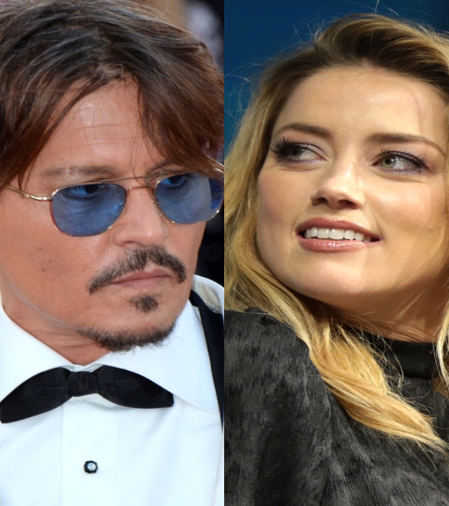 Recentemente Amber Heard causou a decadência na carreira do ator. Bastou dizer que foi vítima de violência doméstica para que, mesmo sem provas das denúncias, estúdios cancelassem projetos com Depp. Ele passou a ser execrado. Reprodução: Flipar