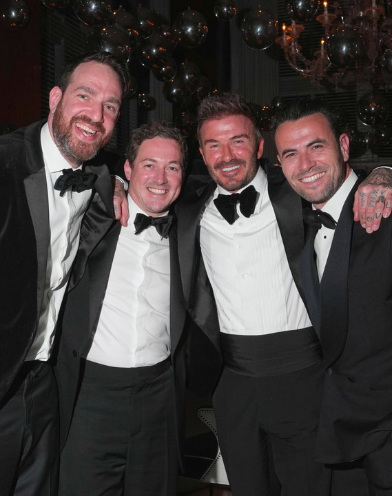 David Beckham e amigos. Foto: Reprodução: Instagram