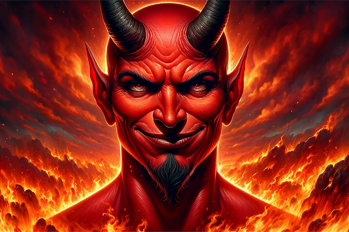 De acordo com a tradição cristã, o número 666 simboliza a figura da besta do Apocalipse.  Reprodução: Flipar