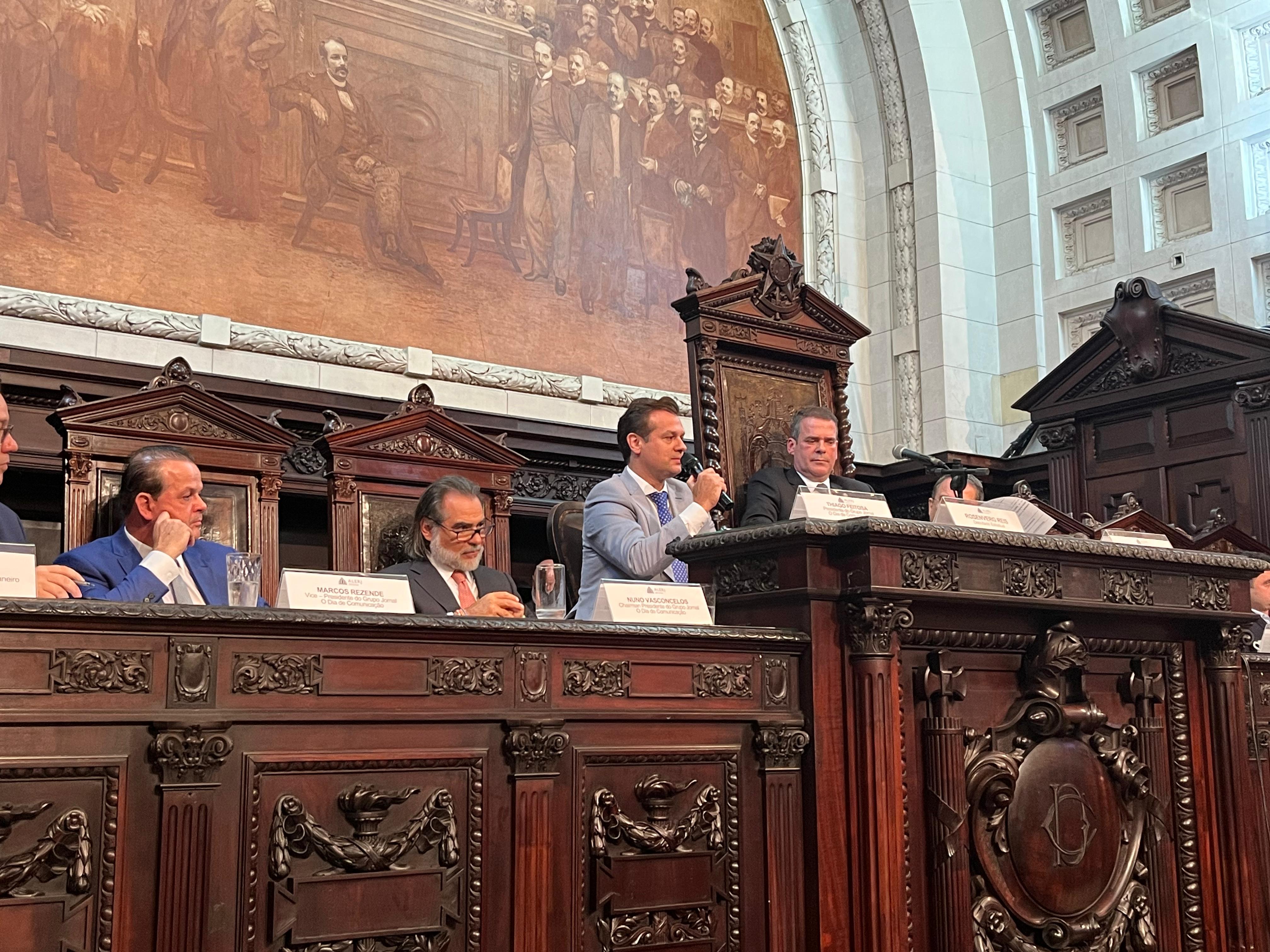 Jornal O Dia recebe Título Benemérito do Estado do Rio de Janeiro. Foto: João Pedro Lima/Portal iG