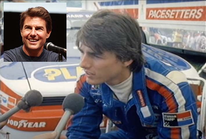 Tom Cruise - O ator americano passou a se aventurar nas pistas nos anos 1990, incentivado por Paul Newman. Venceu uma corrida em Road America em 1988. Ele não evoluiu porque, segundo seu instrutor, queria dar tudo nas primeiras voltas, era afoito e agressivo ao volante. Mas até hoje adora carros e dirige muito bem.
