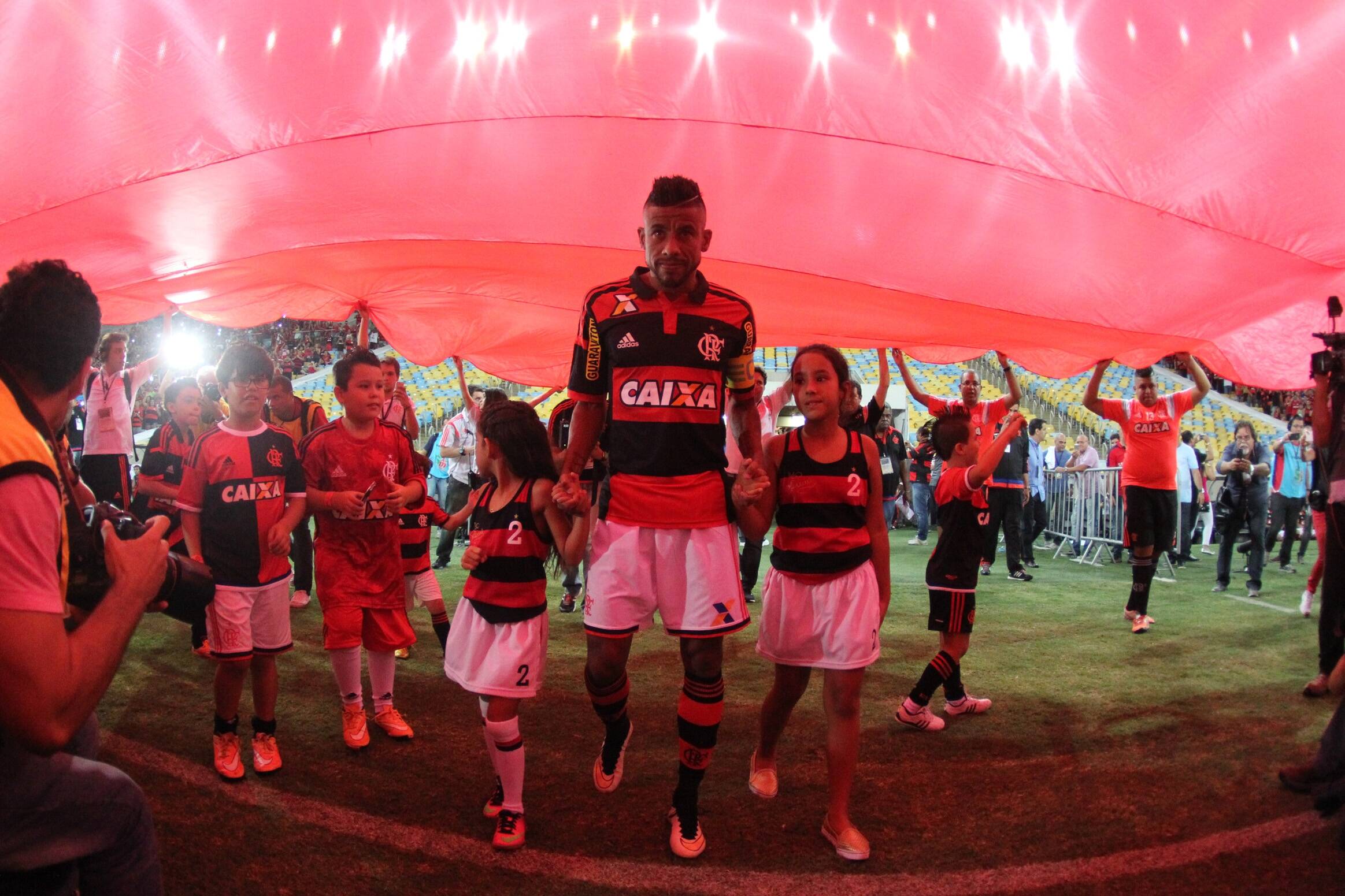 Léo Moura em seu último jogo com a camisa do Flamengo  Gilvan de Souza / Flamengo