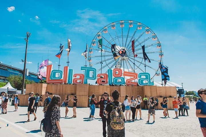 Lollapalooza é uma expressão usada em terras americanas para se referir a algo extraordinário ou incomum. 
 Reprodução: Flipar