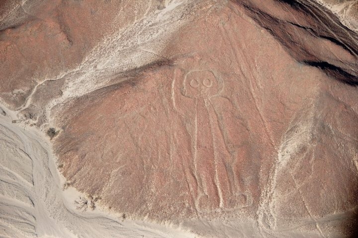 Desde 1994, as Linhas de Nazca são Patrimônio Mundial da UNESCO e atraem turistas e pesquisadores do mundo todo.  Reprodução: Flipar