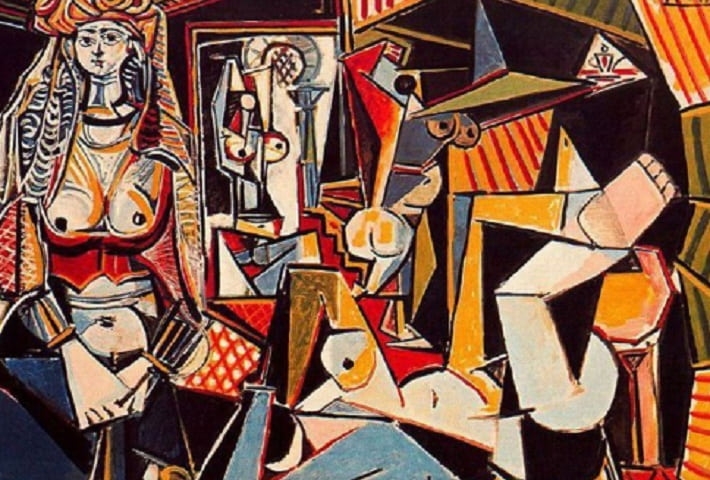 10° lugar: As Mulheres Da Argélia - Autor: Pablo Picasso - Ano: 1955 - Valor: 179,4 milhões de dólares Reprodução: Flipar