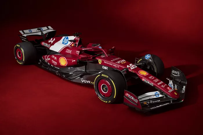 Carro da Ferrari para 2025. Foto: Divulgação