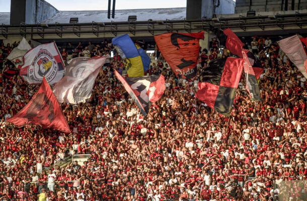 As sete partidas com o maior público pagante do Brasileirão são de jogos com mando do Flamengo no Maracanã. - Foto: Marcelo Cortes/Flamengo