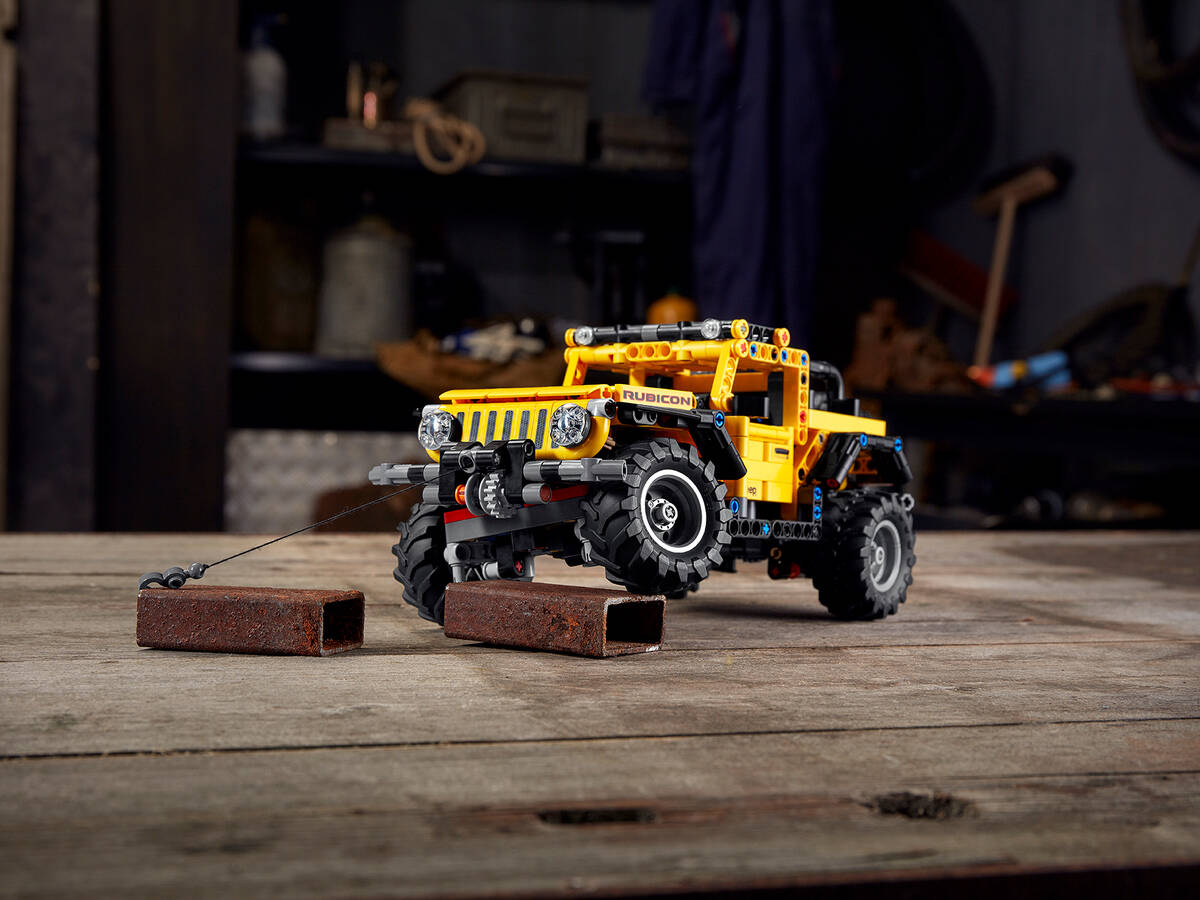 Jeep Wrangler da linha Lego Technic. Foto: Divulgação