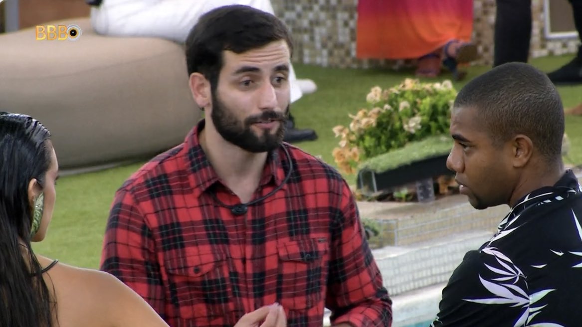 Matteus aconselhou Davi a pedir desculpas a Yasmin no 'BBB 24' Reprodução/Globo - 06.02.2024