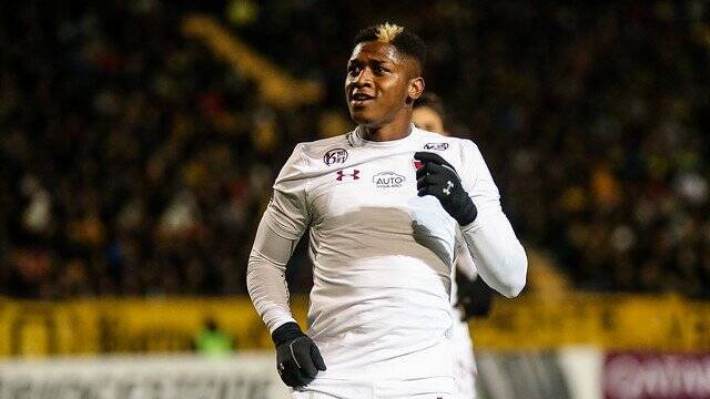 Yony Gonzalez marcou para o Fluminense contra o Peñarol. Foto: CONMEBOL/TWITTER
