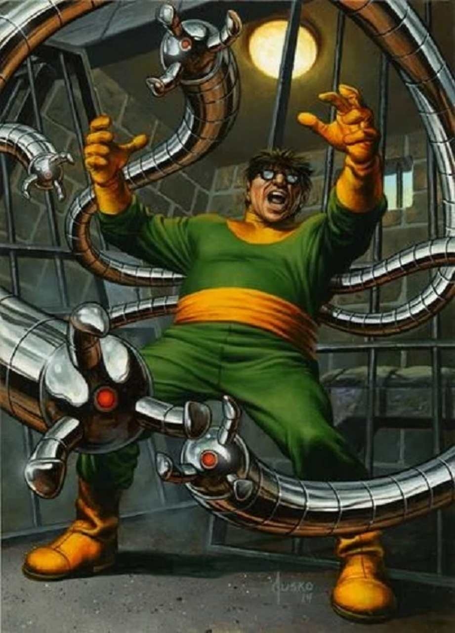 Dr. Octopus - Ele é um dos principais vilões do Homem-Aranha, mas isso não o torna um rival para Naruto. Reprodução: Flipar