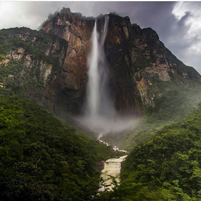 Cachoeira Salto Angel - Parque Canaíma (VE). Foto: Reprodução da Redes Sociais