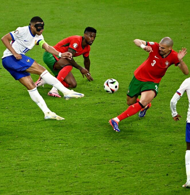 Portugal x França Foto: X/Uefa Euro 2024