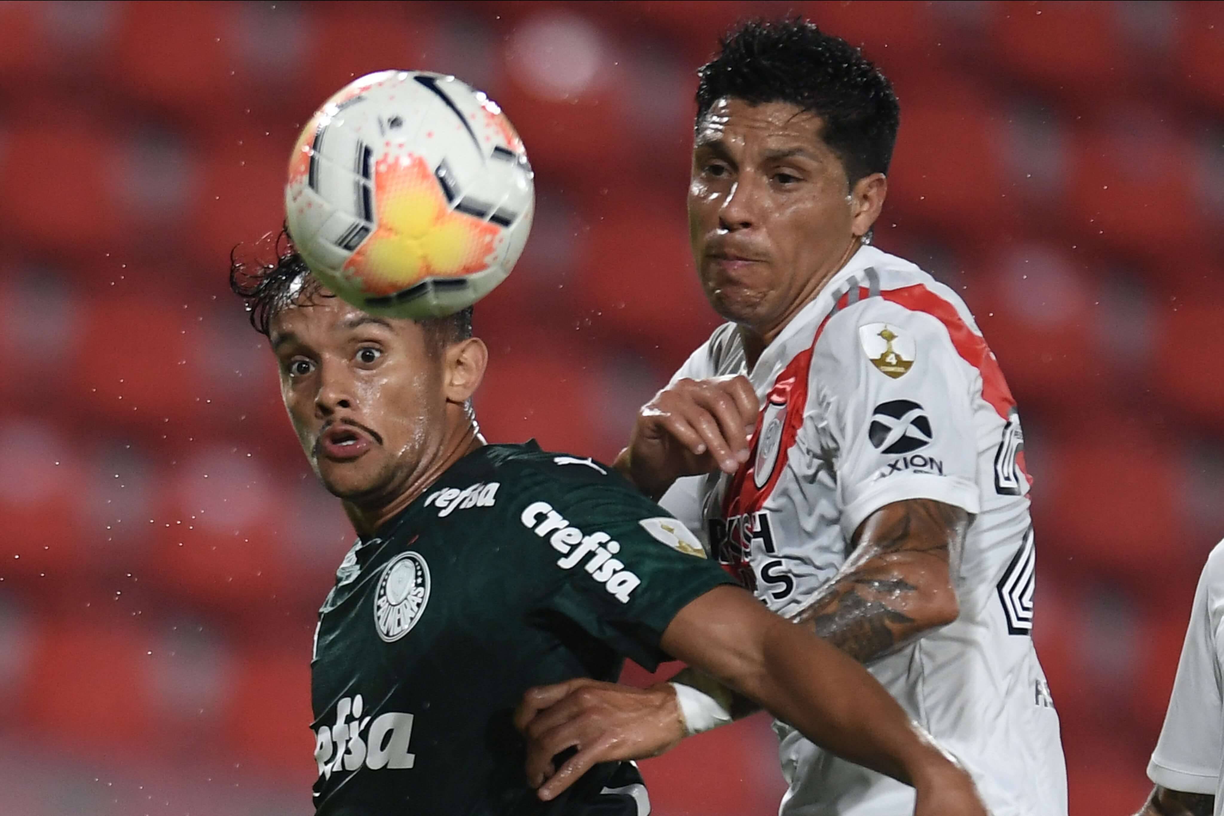 River Plate x Palmeiras. Foto: Reprodução / Twitter Conmebol